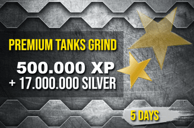 500.000 XP auf PREMIUMS + 17.000.000 Silber